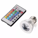 Đèn RGB 3W E27 Điều Khiển E27-RGB-5065